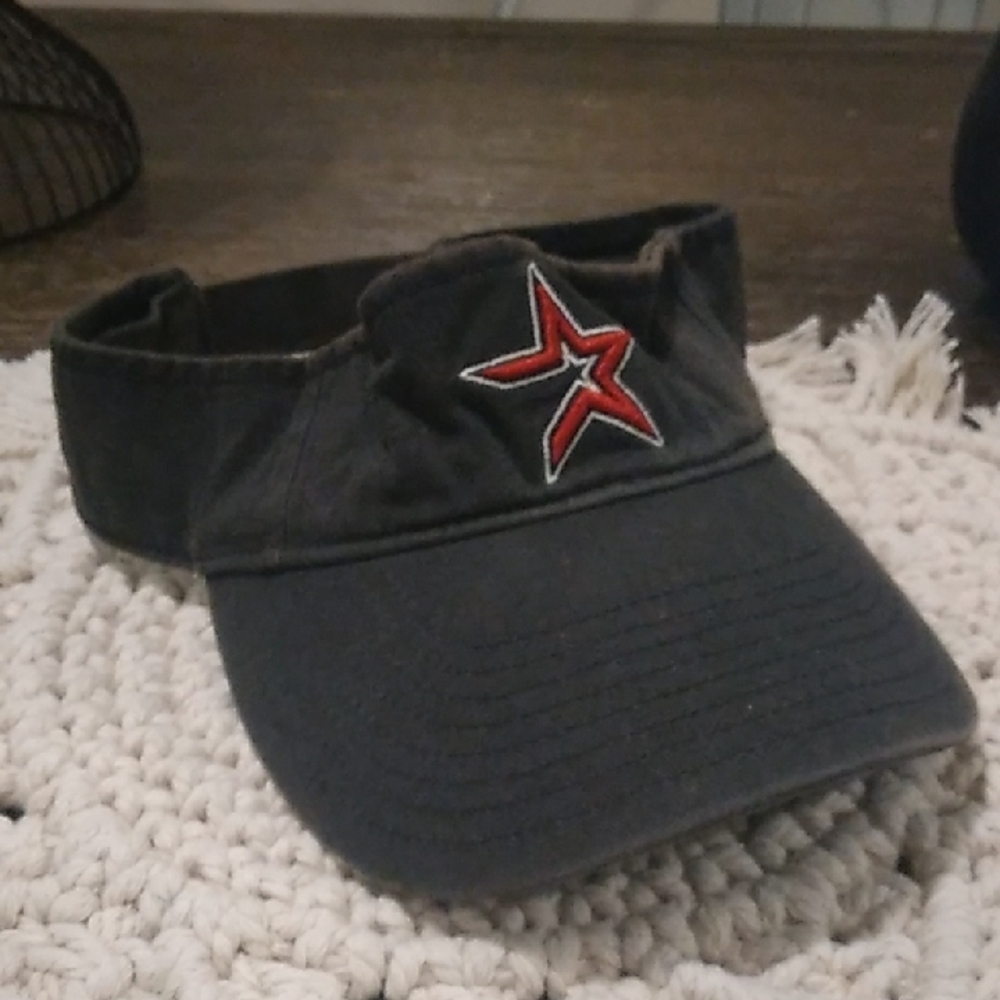 Black Visor with Red Star Logo
